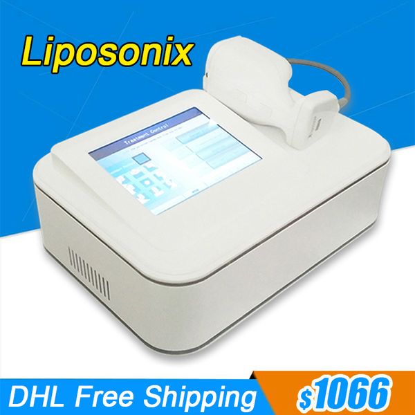 

2018 new portable hifu high intensity focused ultrasound liposonix cellulite reduction 8mm 13mm focused ultrasound slimming machine ce/dhl