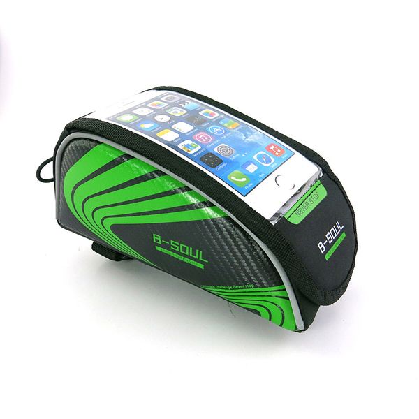 

tube covered mountain bike saddle bag front girder bicycle fitting bag bicycle hatchcover mobile phone