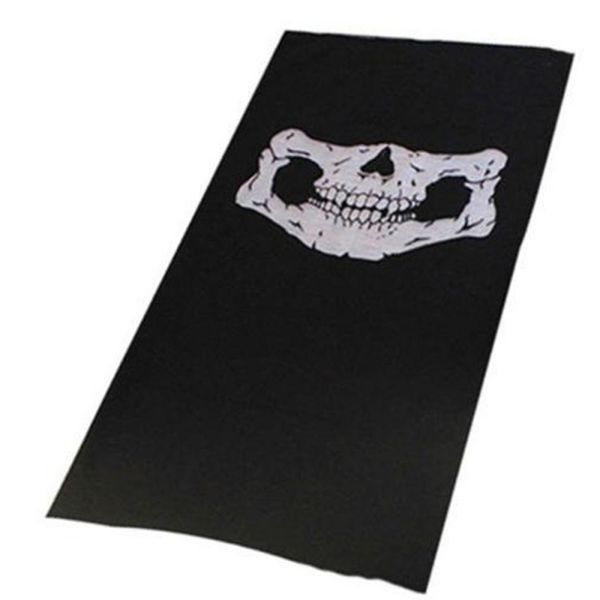 

skeleton mask outdoor skull scarves halloween motorcycle face neck multi function half warmer ghost festival bicycle mask masks qkhpu, White;black