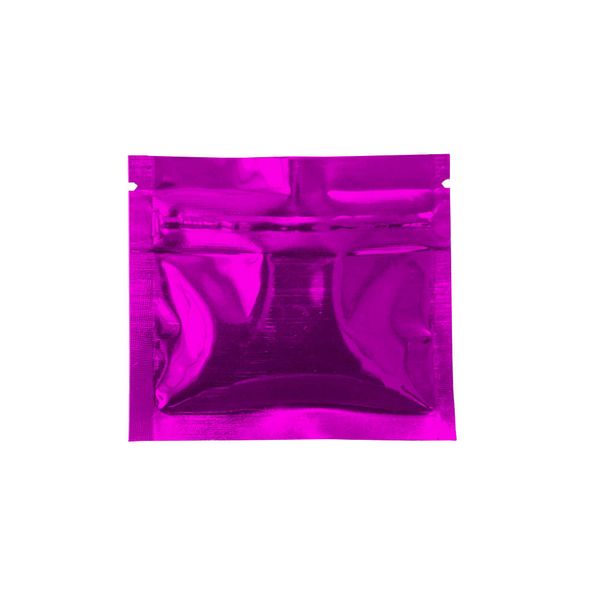 

7.5x6cm Reclosable фиолетовый цвет Zip Lock чайные пакетики 200 шт. / лот алюминиевая фольга зап