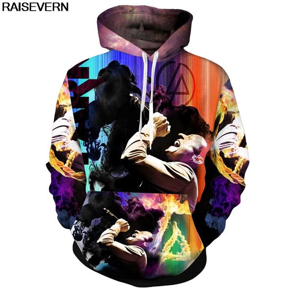 

linkin park hoodies men women new fashion hip hop streetwear pullover hoody 2019 autumn winter 3d hoodie sweatshirt, Black