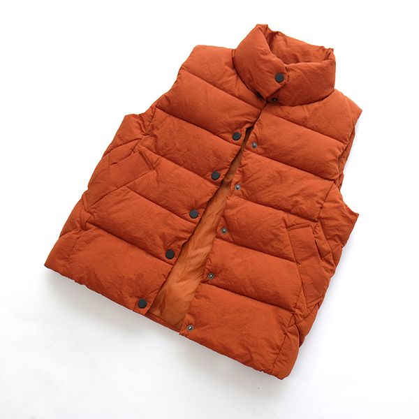 

qimage 2018 women vests waistcoat causal winter solid color vest cotton padded warm waistcoat female short vest plus size vests, Black;white