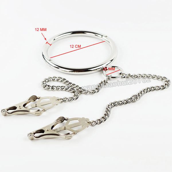 

lockable adults roleplay collar clip steel new #g94jouets ring sexuelstoys slave shackle neck for collar stainless rufvh, Red;black