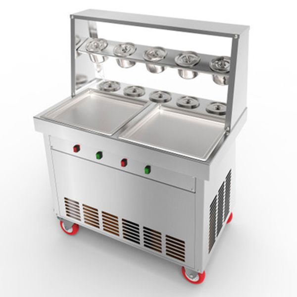 

ice cream roll equipment/commercial fried yogurt machine/thailand fry ice cream roll pan 110v 220v