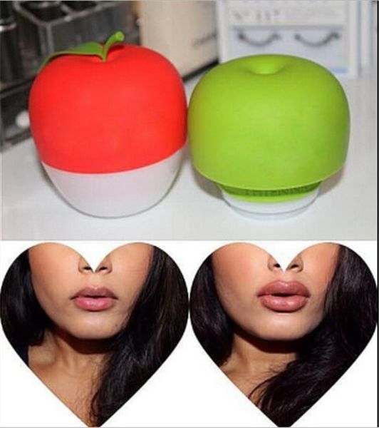 

apple lip plumper lobed full lip plump enhancer suction red beauty lip, Red;pink
