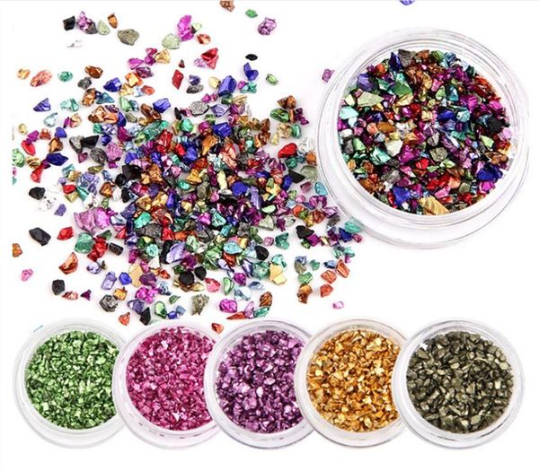 

broken glass rhinestones for nails gems nail art books rhinestones mix rhinestone 3d nail art books decoration stones for nails, Silver;gold