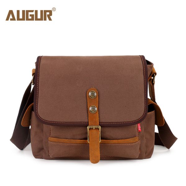 

augur brand men's messanger bags casual travel bag canvas shoulder bags male army crossbody tote bag
