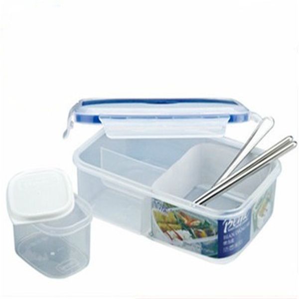 Einzelne Schnalle um LunchBox kann Mikrowellen-LunchBox-Geschirr Einzel-Kunststoff-Bento-Lunchboxen Heiße Verkäufe