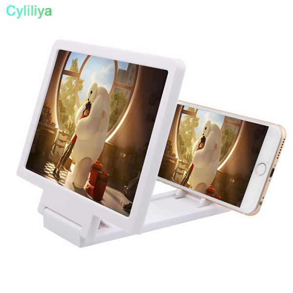 

universal mobile phone screen magnifier bracket 3 times enlarge stand for iphone x 8 7 6 8plus 7plus