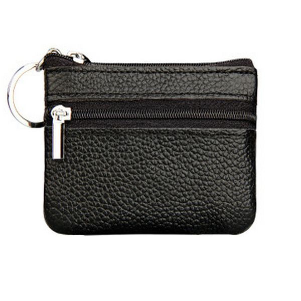

new pattern sale coin purses colorful genuine leather wallet hand holding key bag wholesale 3016, Red;black
