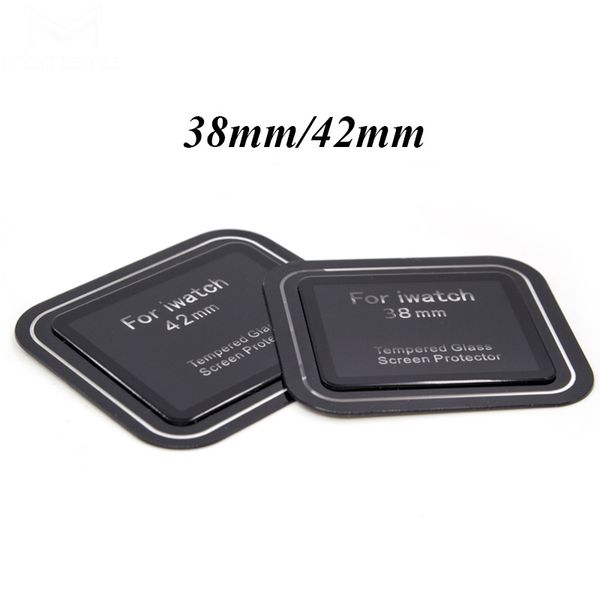 

2.5d 9h premium tempered glass film for iwatch apple watch 38mm 42mm 40/44mm series 4 3 2 1 screen protector protective case with retail box