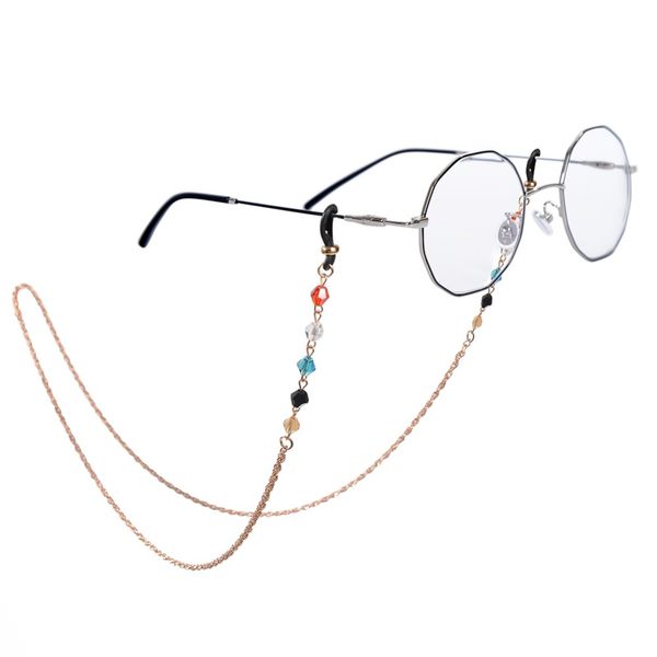 

personality color beads glasses chain acrylic beads reading glasses anti-lost chain