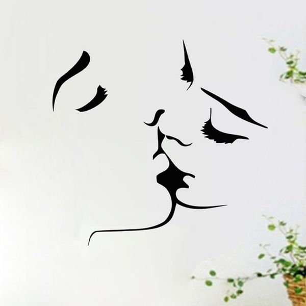 

kissing lover man women modern wall home decal decor bedroom viny sticker