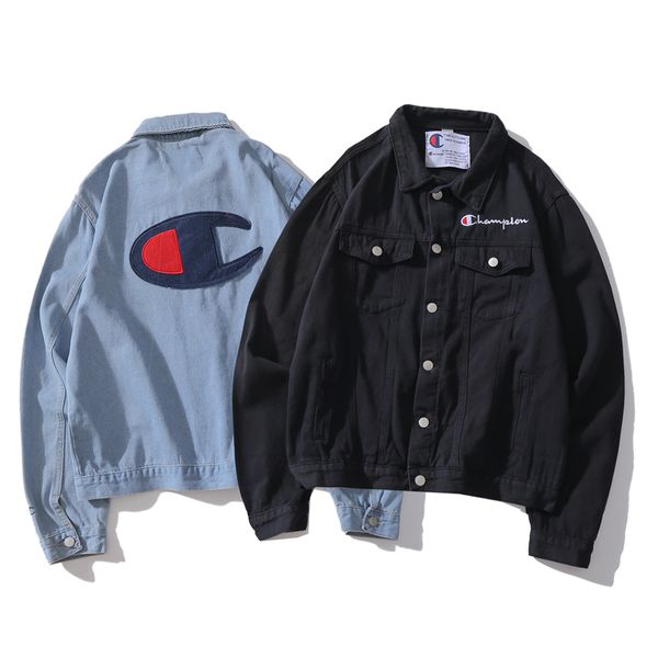 

Мужская Демин свободные хип-хоп куртка пальто Kanye West Lover верхняя одежда пальто Destor