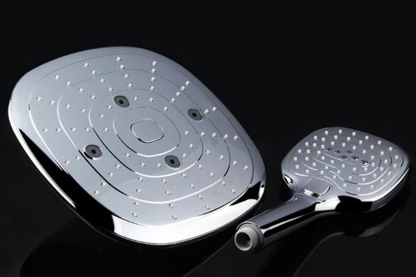 

бесплатная доставка ванная комната экономия воды воздуха в хром ручной ручной душ головка воздуха сопла ducha banheiro душ th024