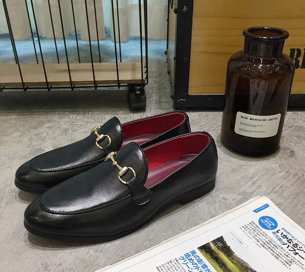 

Новая Италия Мода Мужчины Тигр Пчела Скорпион Цветочная Вышивка Плоские Туфли Мо