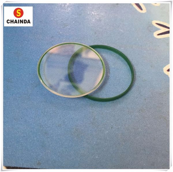 

бесплатная доставка 1шт зеленый я кольцо 36.7 мм плоский сапфир для ремонта часов rlx