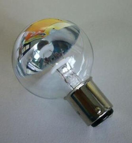 

24v 25w h016164 hanalux ot light bulb 24v25w ba15d half silver bowl
