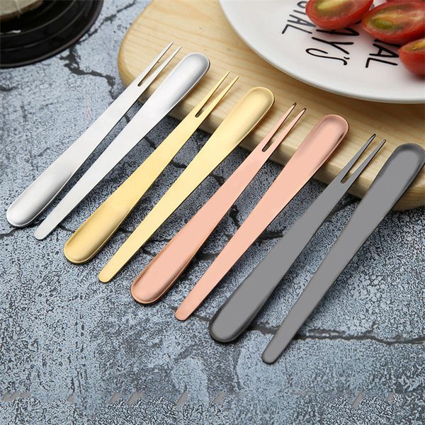 

creative multi color stainless steel spoon fork pvd plated colored spoon fork dessert spoon fork