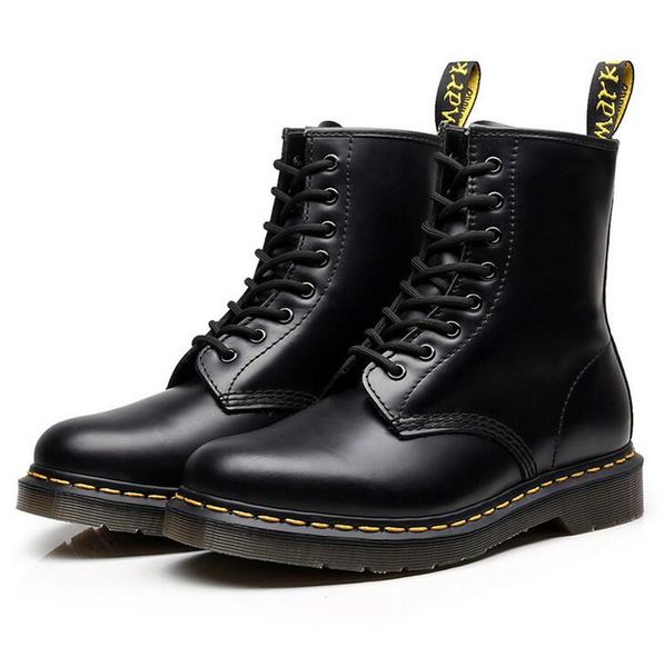 

Осень и зима пара натуральная кожа круглая голова мотоцикла Мартин обувь мужчины