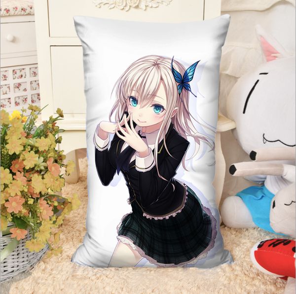

2pcs/lot love girl cartoon rectangle animation around body pillow creative gifts sofa cushion with core double-sided home textile