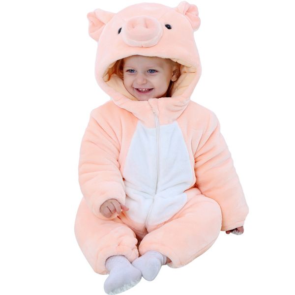 

cartoon style winter baby girl snow overalls warm fleece winter coat baby clothing , newborn -2 years old infant girl clothes, Blue;gray