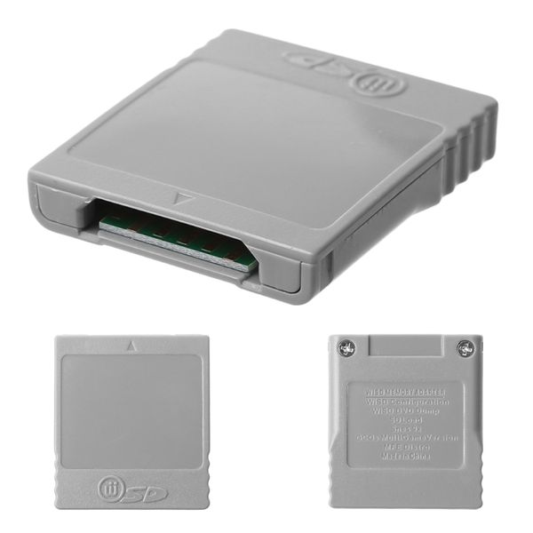 SD Flash WISD Speicherkarten-Konverter-Adapter-Leser für Wii GC GameCube Spielkonsolenzubehör DHL FEDEX EMS KOSTENLOSER VERSAND