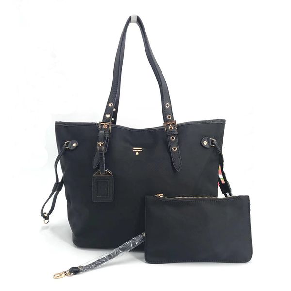 

large women composite bag waterproof excellent quality canvas shopping bag cowhide leather fashion female shoulder bag tote handbag