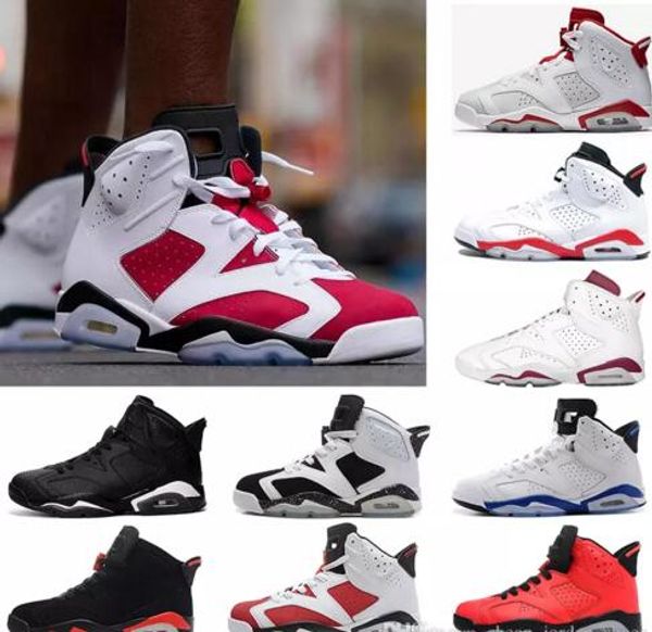 

Дешевые 6 Мужские Баскетбольные Кроссовки 6s черная кошка Заяц Кармин Белый Инфракрасный Злой бык спорт синий Oreo unc Maroon Chrome спортивные кроссовки обуви