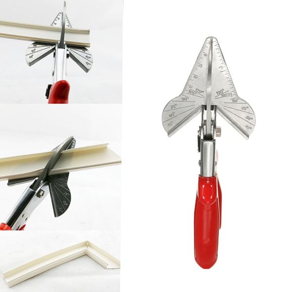 

pvc trunking chamfer cutter multi angle steel trim siding mitre fillet shear snips trimming cutting tools 45 to 120 degree