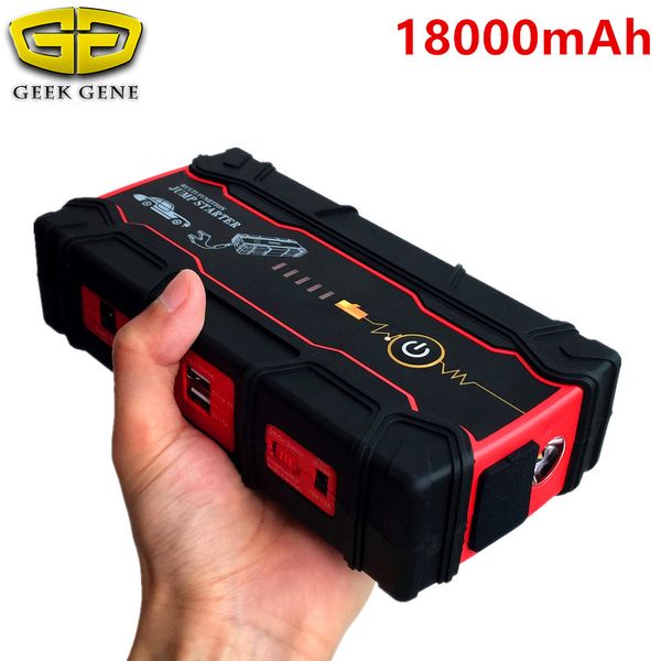 

multi-function 800a starting device 18000mah car jump starter power bank car charger for battery petrol diesel auto starter