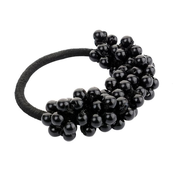 

vintage girls ring pearl headwear band rubber ties accessories elastic hair rope