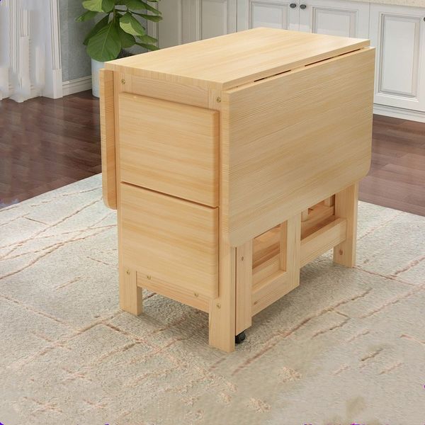

Высокое качество твердой древесины складной обеденный стол набор многофункциональный Меса де комедор Plegable стол складной Esstisch