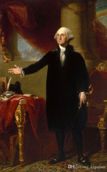 

George Washington Offical Portrait Art Print Poster Art Posters Print Photopaper 16 24 36 47 inches