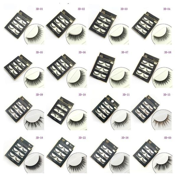 

20 set 3d false eyelashes 16 styles handmade beauty thick long soft lashes fake eye lashes eyelash sexy