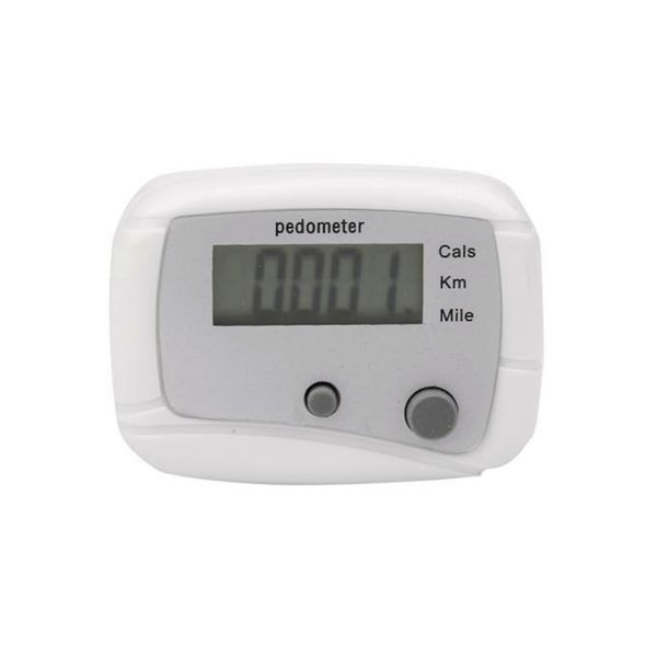 Digital LCD Walking Pedometer Step Distance Calorie Counter Clip on Belt Fitness