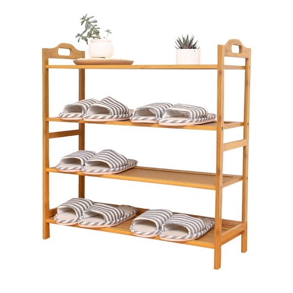 2019 Multi Y Home Furniture Shoe Cabinet Bamboo High Capacity Minimalism Solid Wood Originality Holder Organizer Shoes Rack Shelf 56qw5 Jj From