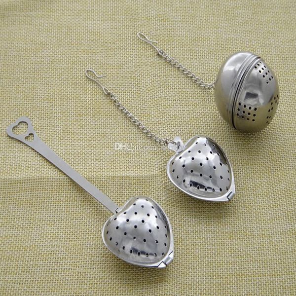 

3 style tea spoon heart tea infuser heart-shaped stainless herbal tea infuser spoon filter 304 stainless steel strainer tools wx9-416