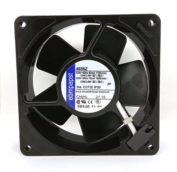 

новые оригинальные ebm-papst 4856z ac230v 12 / 13w 120x120x38mm инвертор вентилятор охлаждения