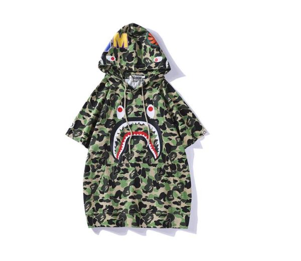 

повседневная одежда новое прибытие мужчины женщины камуфляж t -shirt tide brand men ', s повседневный вокруг шеи персонализированный дряблая, White;black