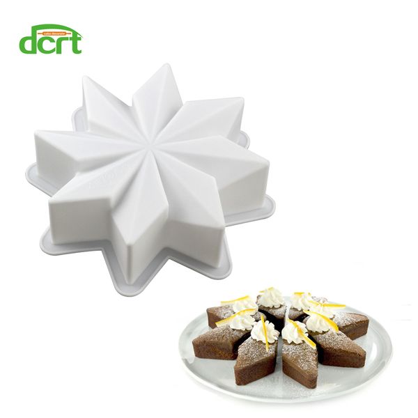 NEight остроконечная звезда в форме силиконовой формы, инструмент для украшения торта, сделай сам, шоколадное пирожное, десертная форма для выпечки276z