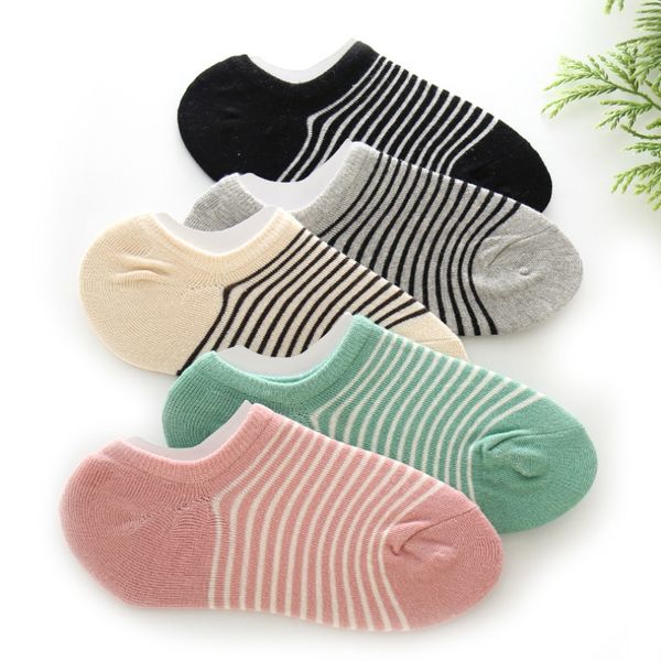 

5pairs/10pieces cotton socks women striped comfortable casual socks low cut ankle invisible striped female sock cute meias girls, Black;white