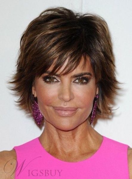 Parrucca per capelli mono top corta e soffice di Lisa Rinna