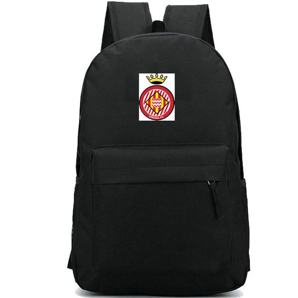 

girona backpack spain fc day pack blanquivermell school bag football club packsack soccer team rucksack sport schoolbag outdoor daypack
