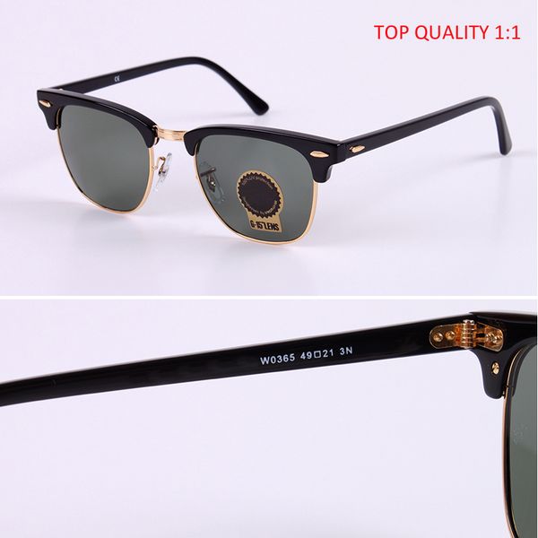 

new wholesale club gafas women brand designer uv400 sunglasses vintage master oculos de sol feminino g15 49mm 51mm gafas, White;black