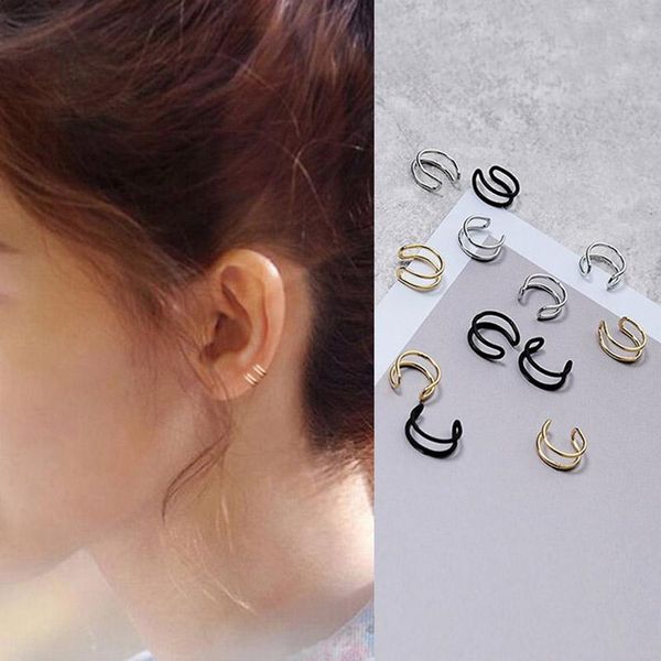 2019 Circle Hoop Earrings For Women Handmade Punk Lip Nose Cartilage No Piercing C Shape Cuff Earrings For Man Bijoux Jewelry From De De 26 34