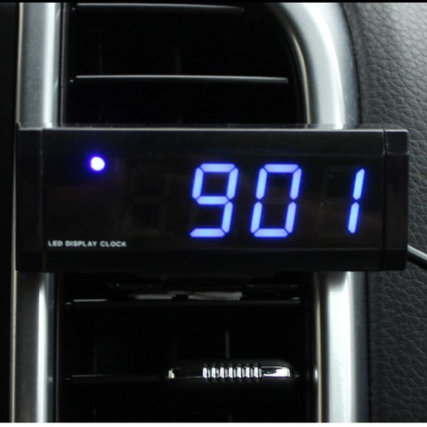 

car ornament auto watch automotive clock decoration automobile dashboard electronic digital clock display ornaments accessories