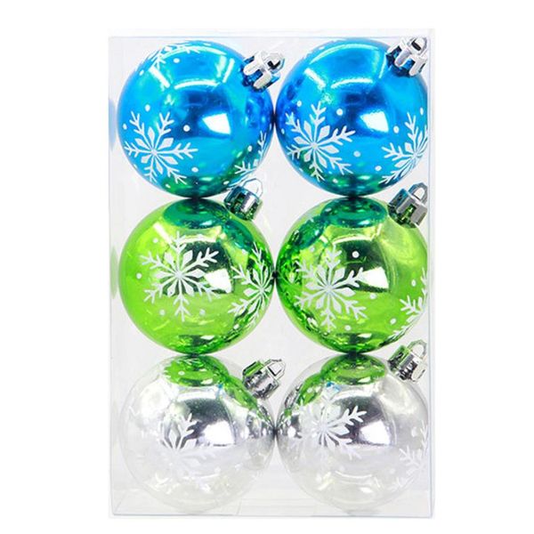 

6pcs christmas balls baubles party xmas tree decorations hanging ornament decor drop shipping #15