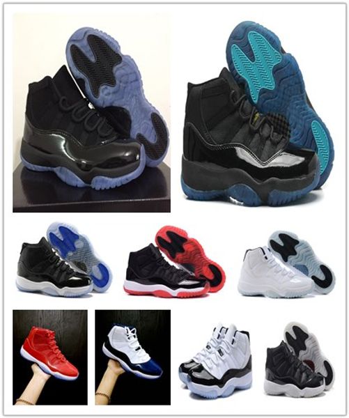 

11s black space jam basketball shoes 11 bred concord gym red chicago cap and gown win like 82 athletics white stingray men designer sneakers