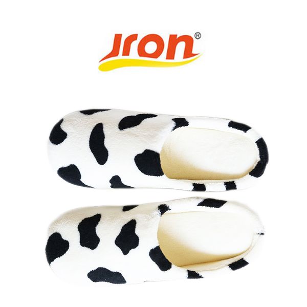 

women winter milk cow color slippers lovers warm indoor bedroom slippers plush shoes home pantufas house girls child, Black